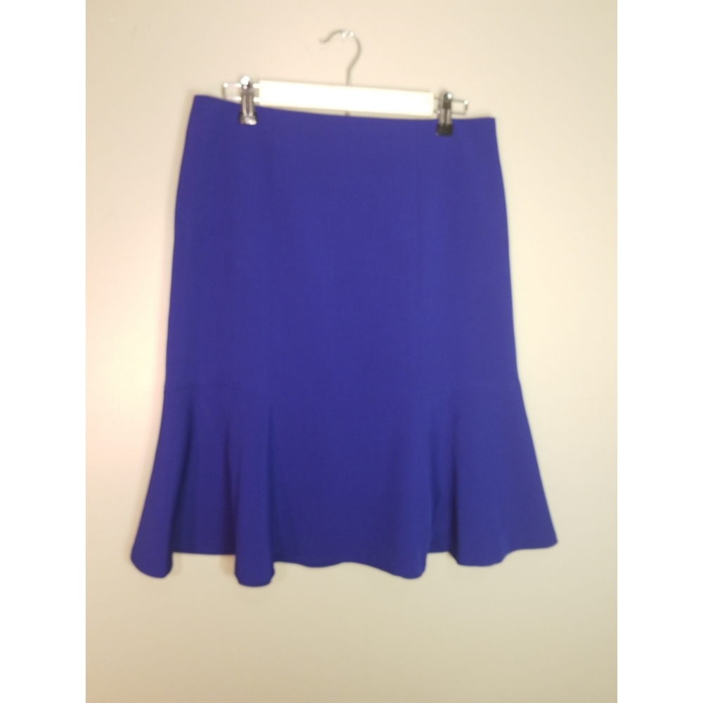Evan Picone Black Label Ruffle Skirt Size 8 - Picture 3 of 4